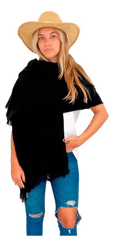 Customs BA Rustic Nordic Blanket Scarves Cozy Ponchos Warmth 0