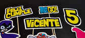 MuchoEvento Adorno Torta Jovenes Titanes Teen Titans Go! Personalizado 4