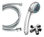 Aquaflex Shower Set 4 Functions + 1.5m Flexible + Diverter 0