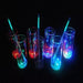 Centraled 25 LED Glow Glasses with Neon Straws for Events and Parties 2