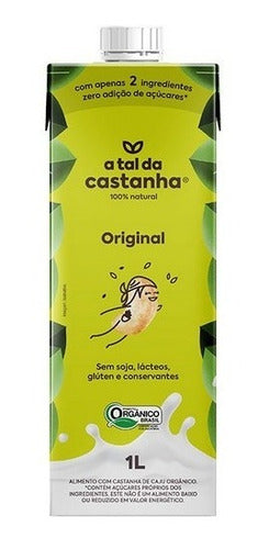 Bebida Com Castanha De Caju Original A Tal Da Castanha 1l 0