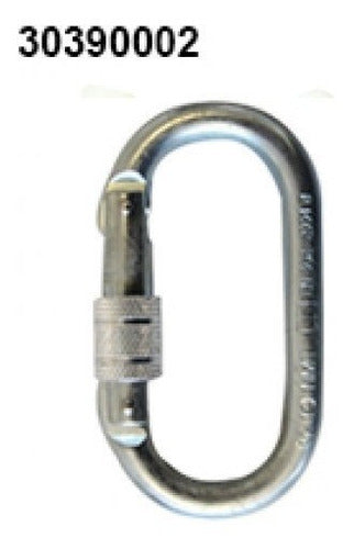 X-Urban Type Link Carabiner with Screw Lock for Height Safety 0