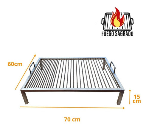 Fixed Grill 70cm X 60cm Floating Rod 1