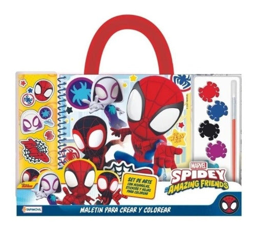 Tapimovil Set De Arte Acuarelas Spidey Spiderman Lloretoys 0