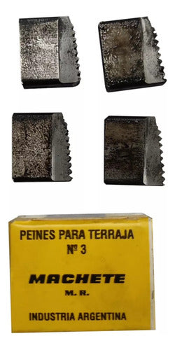 Machete Replacement Comb Set for Terraja Number 3 - 3/4" 0