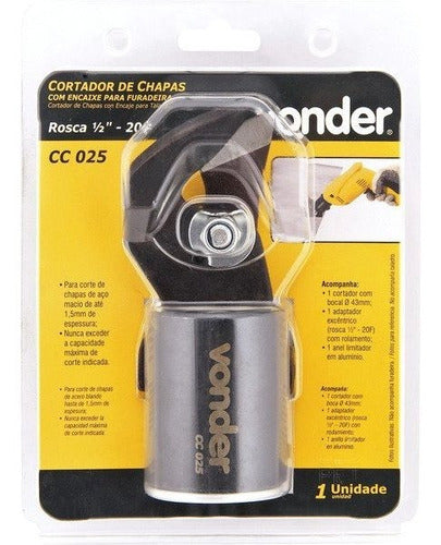 Cortador De Chapas Cc025 Vonder 1