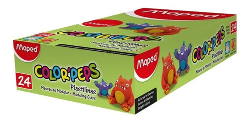 Maped Color Peps Plastilina Box of 24 Assorted Units 1