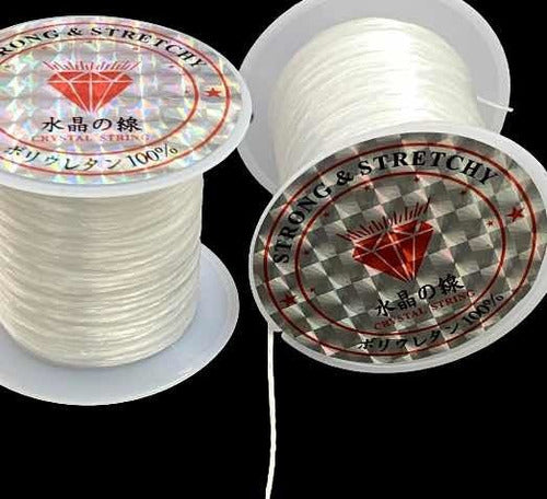 Elastic Crystal Thread Bracelet Making Cord, 6 Rolls by Gatuvia 1