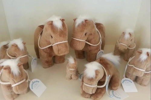 Plush Horse Pampa Attachment Doll for Baby Soft Fabric 2