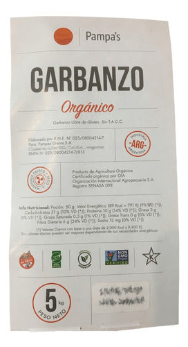 Garbanzo Orgánico Pampa's Grains 5kg 0