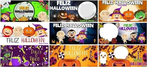 Plantillas Halloween Tazas Tazones Sublimacion 1