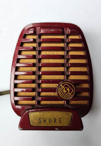 Micrófono Transmisor Radio Shure Vintage 0