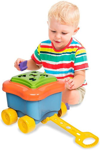 Cardoso Toys Carrito De Arrastre Porta Juguetes Baúl Con Números 2