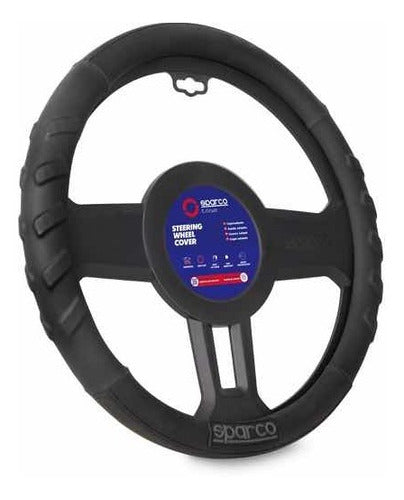 Cubre Volante Auto Universal Sparco Cuero Negro New Modelo 0