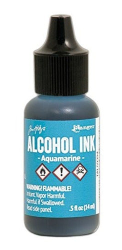 Guardabosques Aguamarina Tim Holtz Tinta De Alcohol 5oz 0