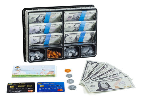 Learn & Climb Play Money Set for Kids, Realistic Simulation Money 0