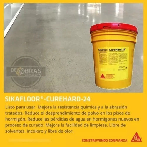 Sikafloor Cure Hard 24 Cristalizador De Poros X 20 Litros 1