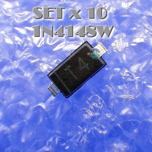 Set X 10 Diodos Smd 1n4148w Bav16w Código W1 T4 T6 A2 1n4148 1