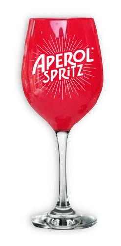 Set of 6 Red Aperol Spritz Glass Aperitif Cups 450ml 1