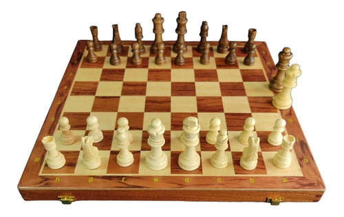 Generic Wooden Folding Chess Set 0