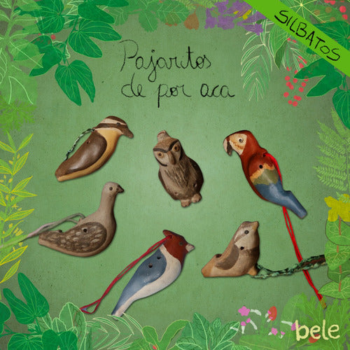 Silbatos Con Forma De Pajaro Nativo De Ceramica - Bele 7