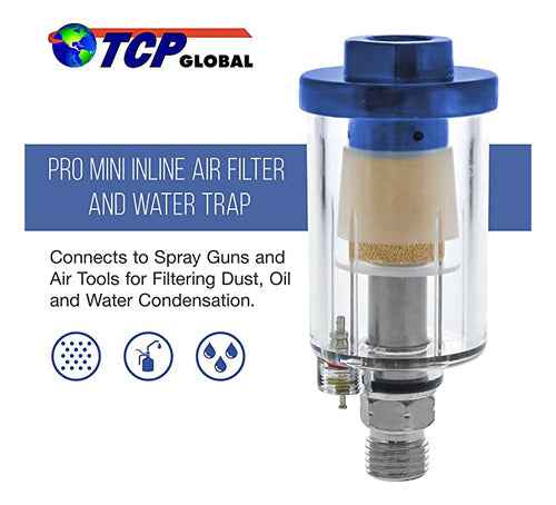 Tcp Global® Brand Pro Mini Filtro De Aire Integrado Para P. 1