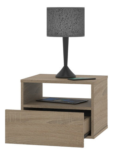 Pontec Modern Floating Nightstand with Drawer 0