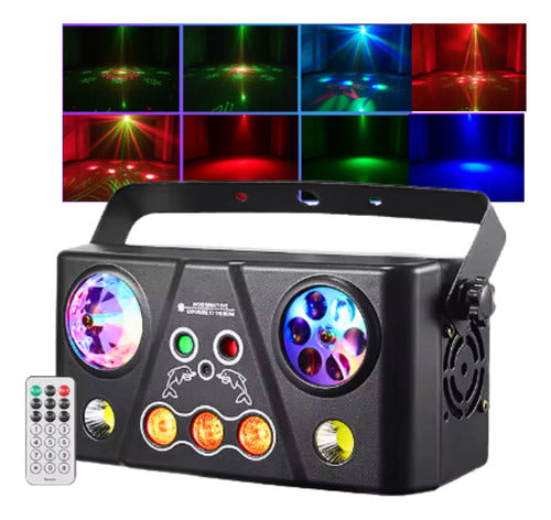 Canhão Laser Projetor Raios Holográfico Sd6m  Discoteca 4