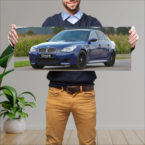 BMW 2010 G Power M5 Hurricane Gs 790 Wall Art 30x80cm 0