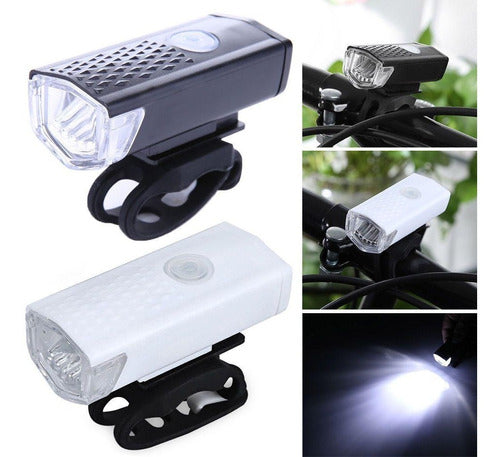 LOGO Rechargeable Bicycle Front Light 0