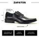 Daz Zapatos Cuero Hombre Goma De Vestir Cordon Envio Gratis 4