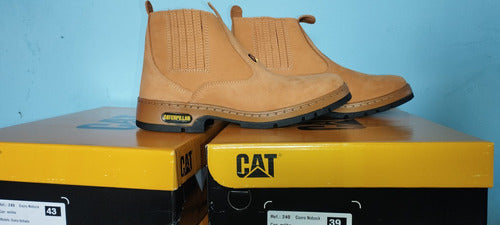 Caterpillar Elastic Leather Boots - Excellent Quality 1