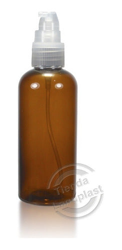 Pack of 10 Plastic Pet Sevilla 100ml Amber Bottles with Dropper 11