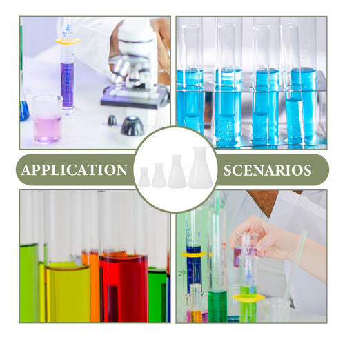 Frasco Cônico De Laboratório Erlenmeyer Flask 4 Unidades 2