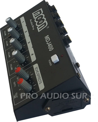 Consola Moon Mdj400 4 Entradas Mixer Estudio Vivo Sonido Pro 2