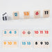 HERMES SHOP Juego De Rummy Doble, 106 Fichas, Para 2-4 Jugadores 4