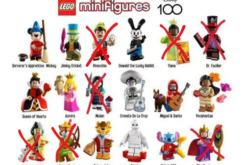 Lego Disney Minifigure Series 71038 - Choose Your Model 1