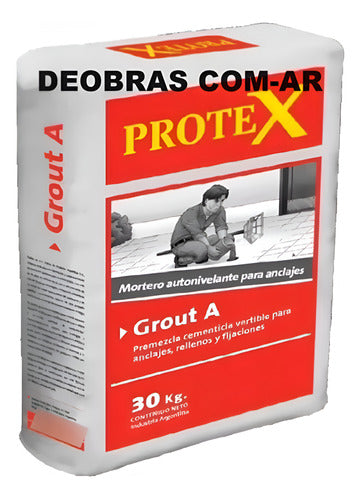 Protex Grout A Mortero Vertible Para Anclajes Rellenos 30kg 0