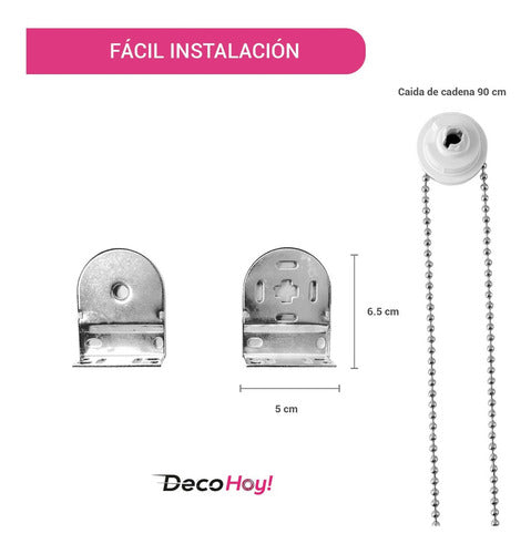 Decohoy VIP 32mm Metal Roller Curtain System Kit 3