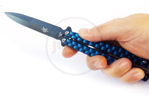 Sevillana Butterfly Knife with Locking Handle Stainless Steel 2