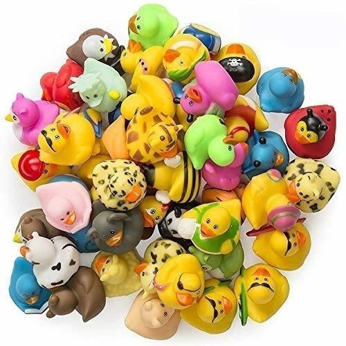 Patos De Goma Kicko - 50 Piezas Variadas - 2 Pulgadas - Para 0