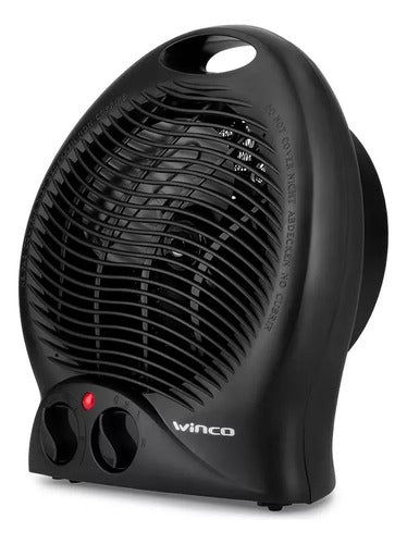 Winco Portable Fan Heater for Bathrooms with Adjustable Thermostat 1