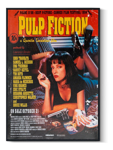 Puerco Araña Poster Pulp Fiction 60x80 - Solo Lámina 0