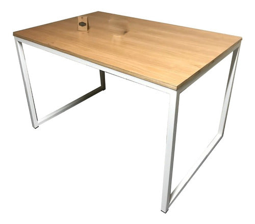 Dragodisegno Nordic Industrial Table Design Iron Wood 0