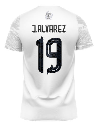 Manchester City Dragon White T-shirt Julian Alvarez 1