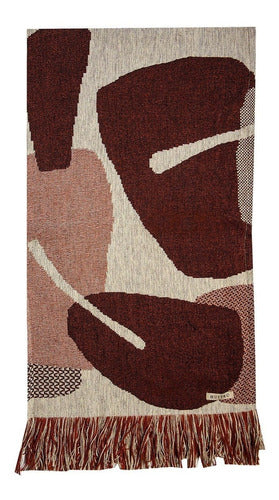 Huitrú Chenille Table Runner 1.60 m x 0.36 Cow 0