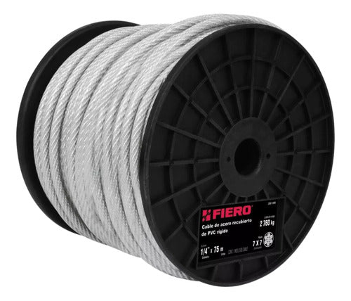 Mara Rollo Cable Acero Forro Pvc 1/16 (1,5 Mm) 75 Mt 0