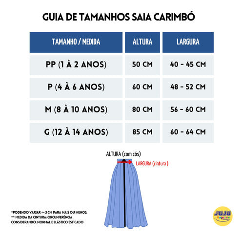 Saia Florida Godê Chitão Feminino 2