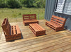 Palletstars Juego De Tres Sillones En Pallet + Mesa Ratona 3