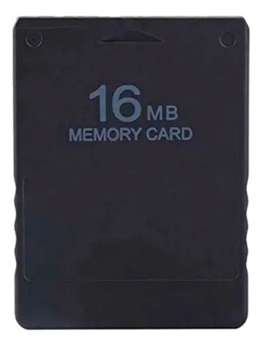 Memory Card 16mb Para Playstation 2 Cartão De Memória 1